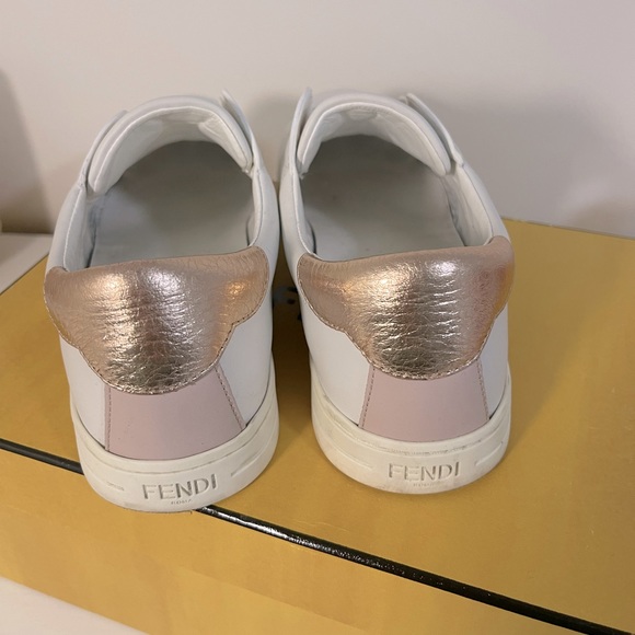 Fendi scalloped logo sneakers